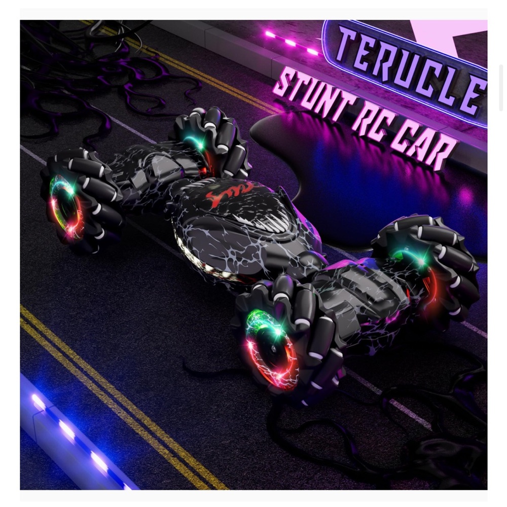 NEW Terucle Remote Control Car Monster Stunt Twist Truck RC Drift Car